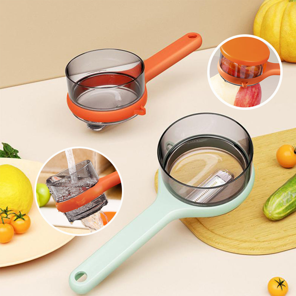 Kitchen Multi-Functional Peeler With Bucket Storage