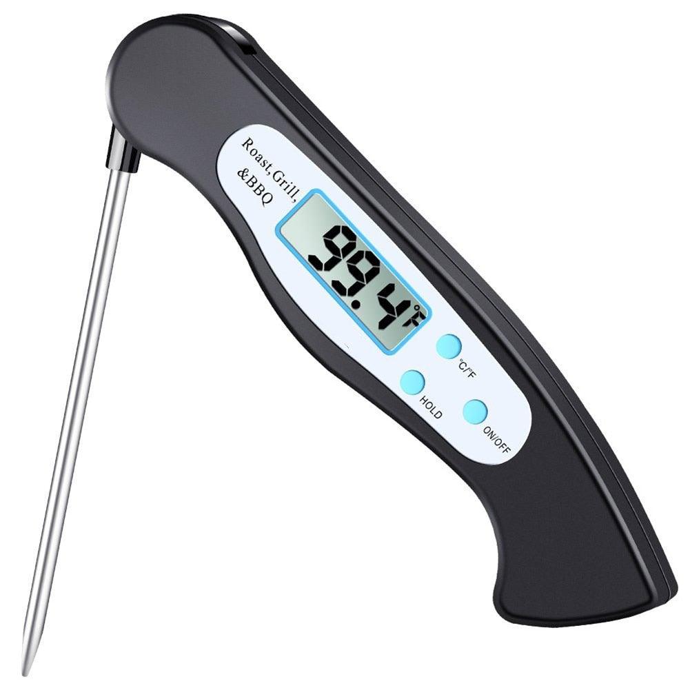 High Quality Foldable Food Thermometer Probe Digital BBQ Meat Kitchen